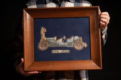 Early 20th Century Framed SPO Embroidery