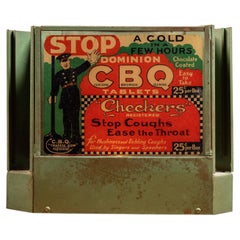 Vintage Dominion CBQ Lighted Advertising Sign