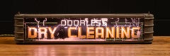 Vintage Odorless Dry Cleaning Lighted Sign