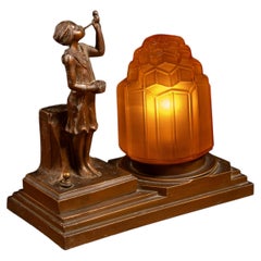 Vintage Frankart Figural Art Deco Lamp