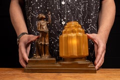 Vintage Frankart Figural Art Deco Lamp