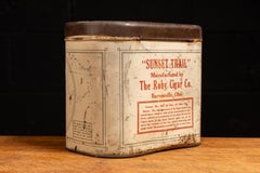 Vintage Sunset Trail Cigar Tin