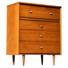 Vintage "Harmony House" Walnut Veneer Lowboy Dresser by Sears-Roebuck