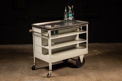 c. 1920s Rolling Medical Bar Cart