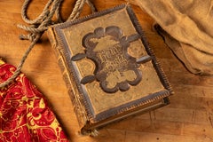 19th Century Pictorial Laurence-Nehring Family Bible with Ephemera