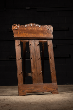 Early 20th Century Bissell Cyco Bearing Carpet Sweeper Oak Store Display