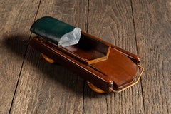 Early 20th Century Figural Automobile Wooden Tobacco Box