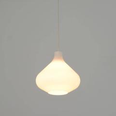 White Vistosi Murano Glass Pendant