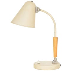Bauhaus Style Table Lamp Cream White by Idman, Finland