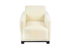 Pair of Jean-Michel Frank-Style Fur Club Chairs