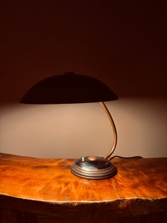 Henry Gerhard, 1950´s desk lamp, art deco style, Helo, Germany
