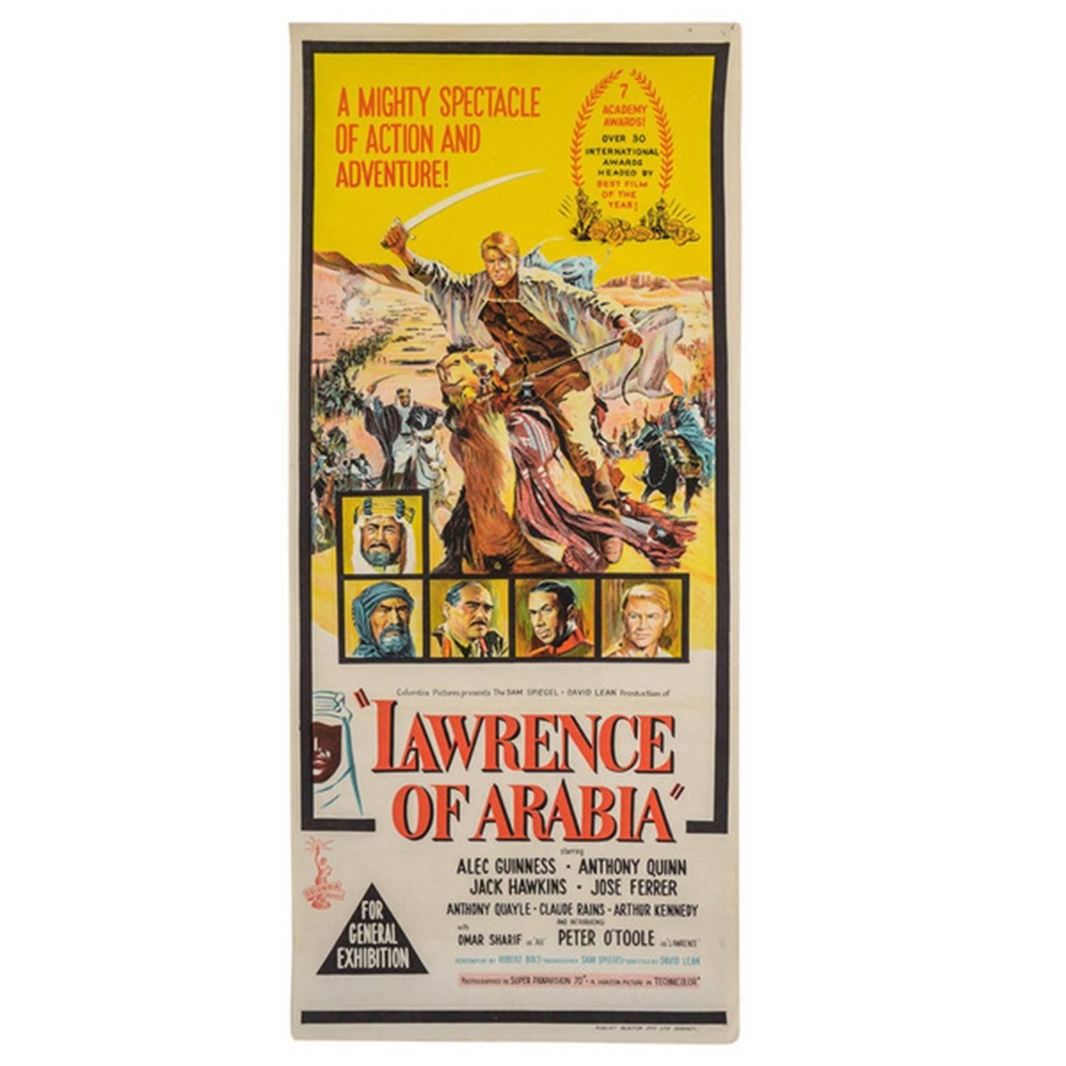 Original 1962 Film Poster 'Lawrence of Arabia' (Australian)