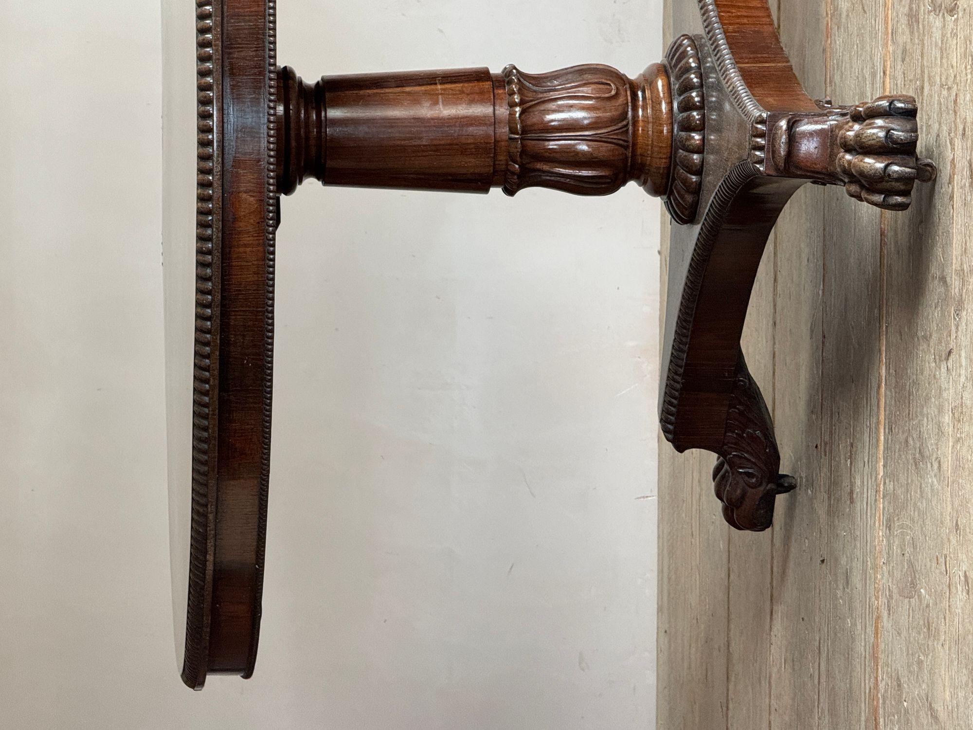 George IV rosewood breakfast table In Good Condition For Sale In Grange-Over-Sands, GB