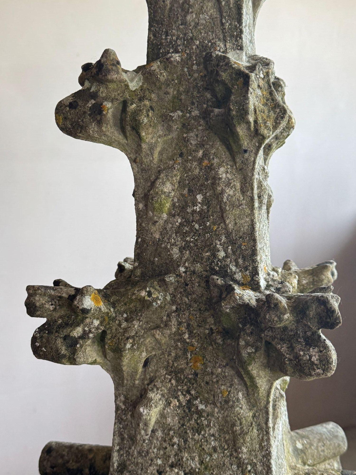 18thC limestone spire For Sale 1