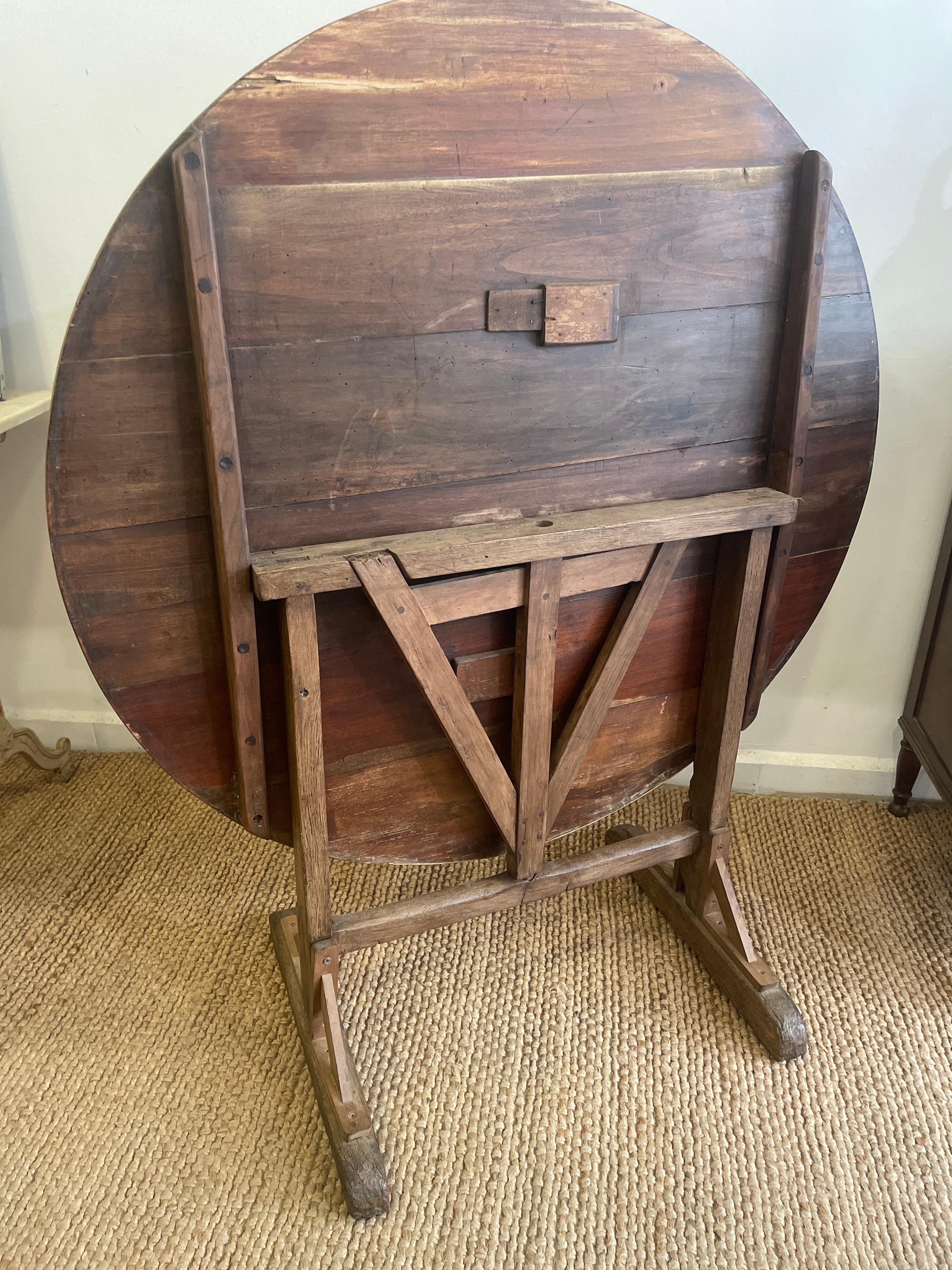 Vintage Folding Side Table 1