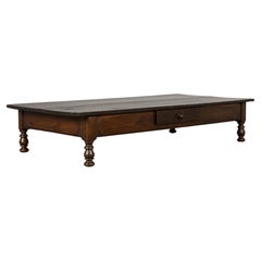 19th Century Country French Mixed Wood Farmhouse Coffee Table