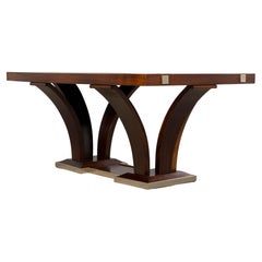 Table de salle à manger en palissandre Art Déco Parisien des années 1930