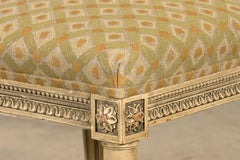 Set of Six Late 19th Century French Louis XVI Style Painted Dining Chairs