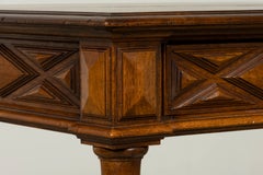Late 19th Century French Louis XIII Walnut Writing Table