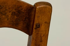 Set of 14 Mid-19th Century French Provincial Petite Maple Rush Dining Chairs