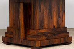 1930s French Art Deco Square Rosewood Dining Table, Paris