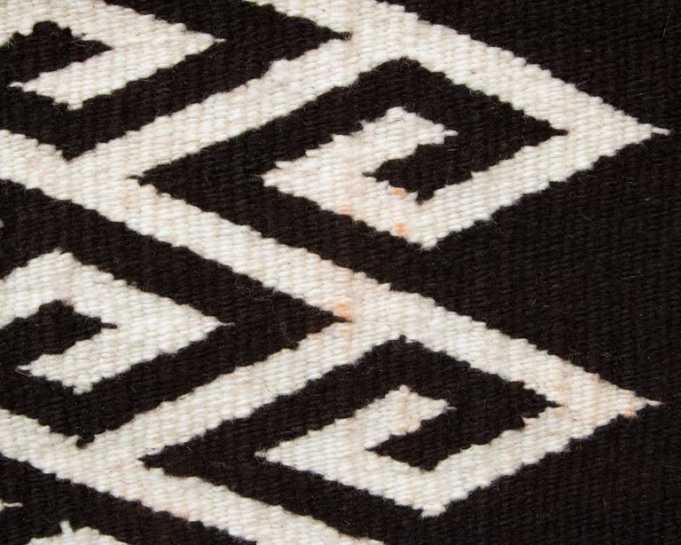 Native American Sunday Saddle Blanket Navajo, circa 1930 For Sale at