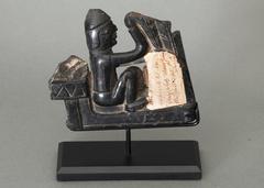 Antique Native American Carved Pipe Bowl Remnant, Haida, 19th Century