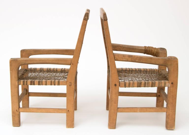 Antique Native American Miniature Chairs Northwest Coast Circa Antique Native American Miniature Chairs Northwest Coast Circa 1900 In Excellent Condition For