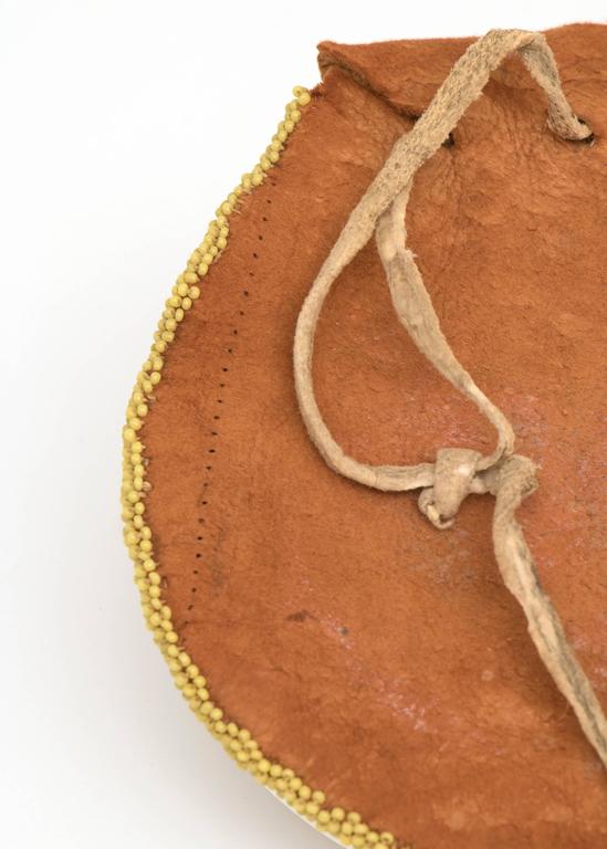 Antique Native American Beaded Pouch, Arapaho 'Plains Indian, 19th Century