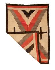 Vintage Navajo Trading Post Rug, circa 1920