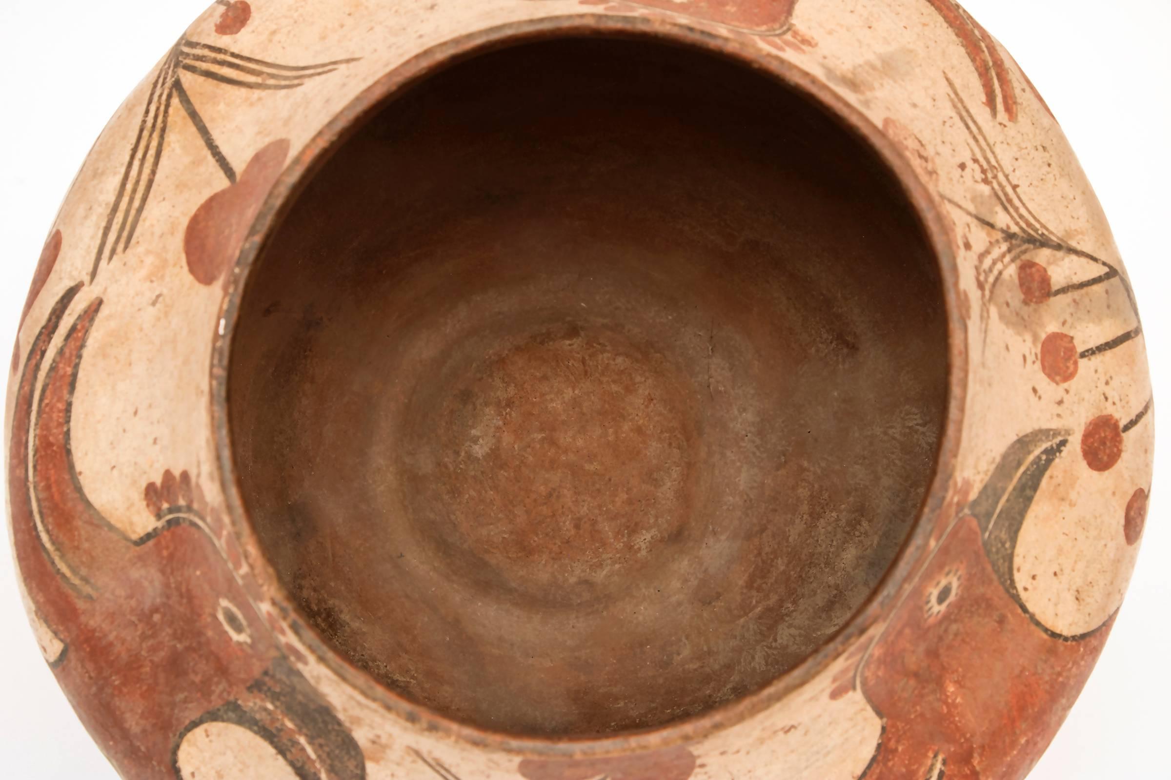 19th Century Antique Native American Southwest Pottery Jar, Zia Pueblo, circa 1880