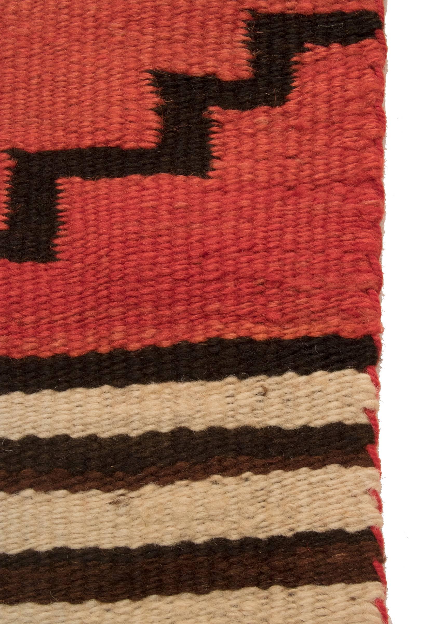 Wool Native American Child's Chiefs Blanket, Navajo, 19th Century