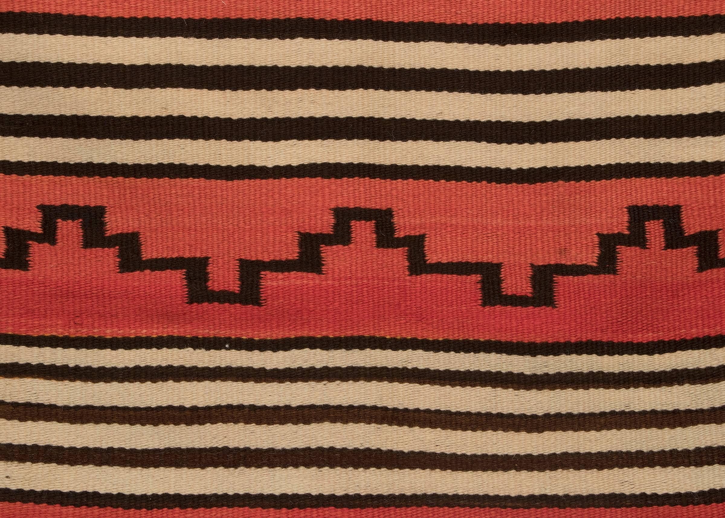 Native American Child's Chiefs Blanket, Navajo, 19th Century In Excellent Condition In Denver, CO