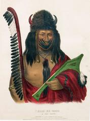 Zwei antike Drucke von McKenney & Hall