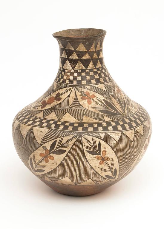 Abieta Isleta signed Native American Collectible Pottery Isleta Pueblo New Mexican Small Handcrafted Vase-Black White Clay Vessel-d.f