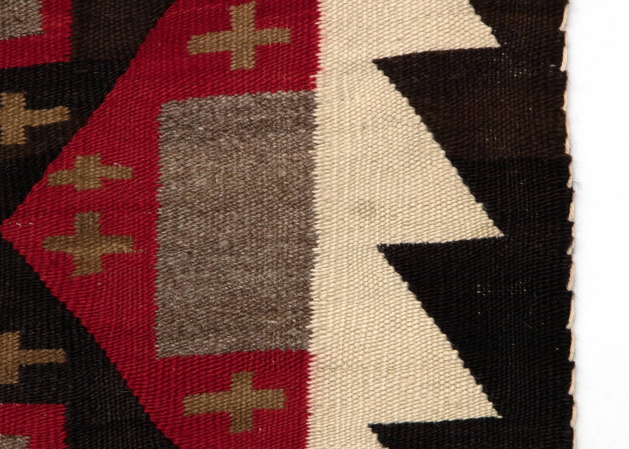 American Vintage Navajo Regional/Trading Post Rug, circa 1940