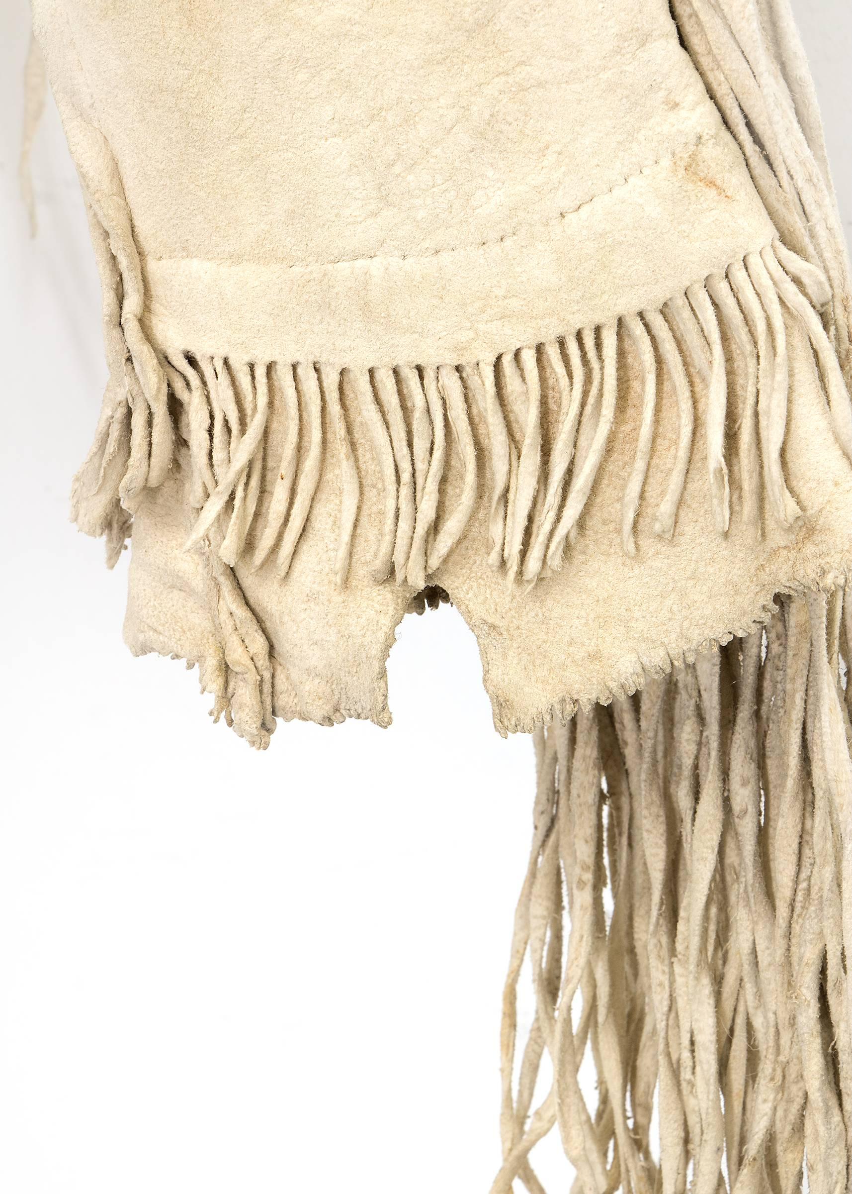 19th Century Antique Native American Boy's Outfit 'Shirt and Leggings', Apache, circa 1880