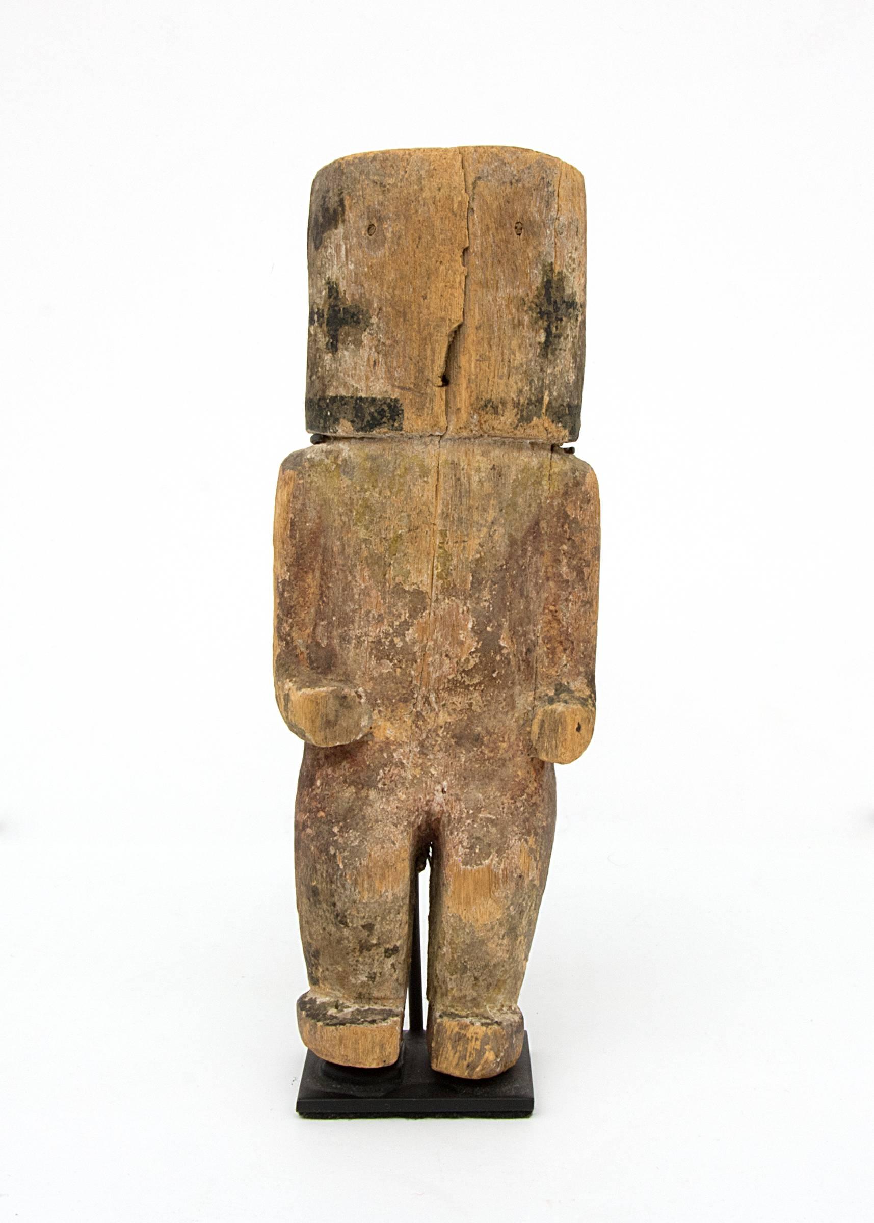 Wood Antique Southwest Native American Hopi Kachina Doll, 19th Century, Hopi Pueblo
