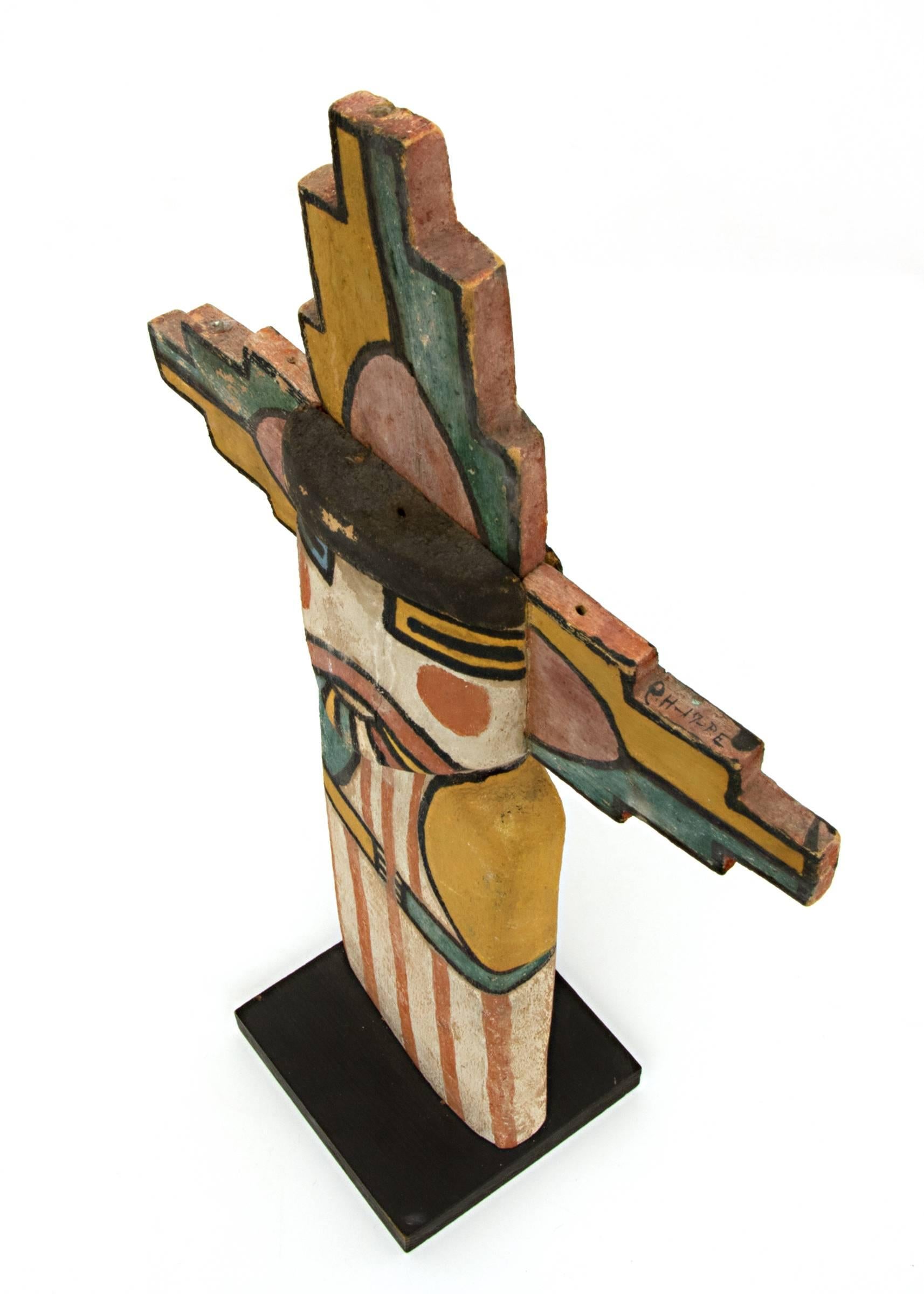 American Vintage Southwestern Hopi Kachina Doll, Shalako Mana, Early 20th Century