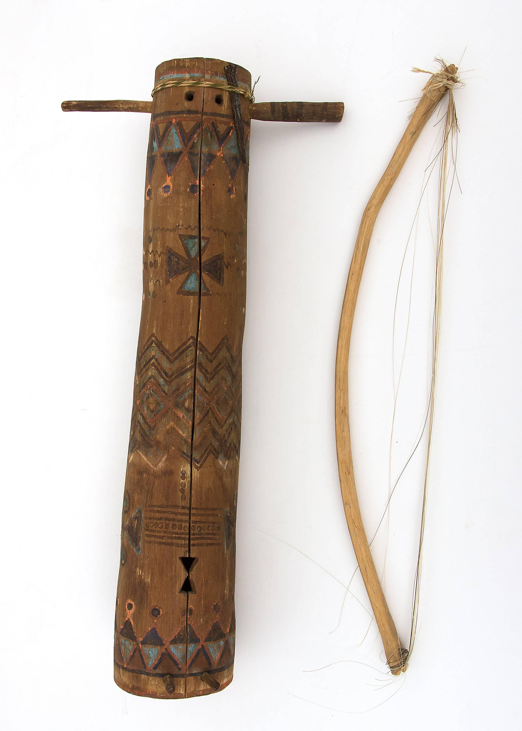 Wood Amos Gustina Apache Fiddle (Native American Musical Instrument)