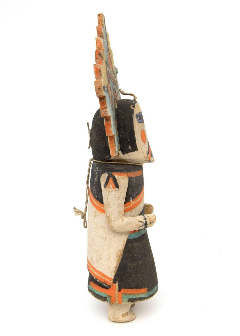 Antique Native American Kachina Doll, "Salako Mana", Hopi, Early 20th