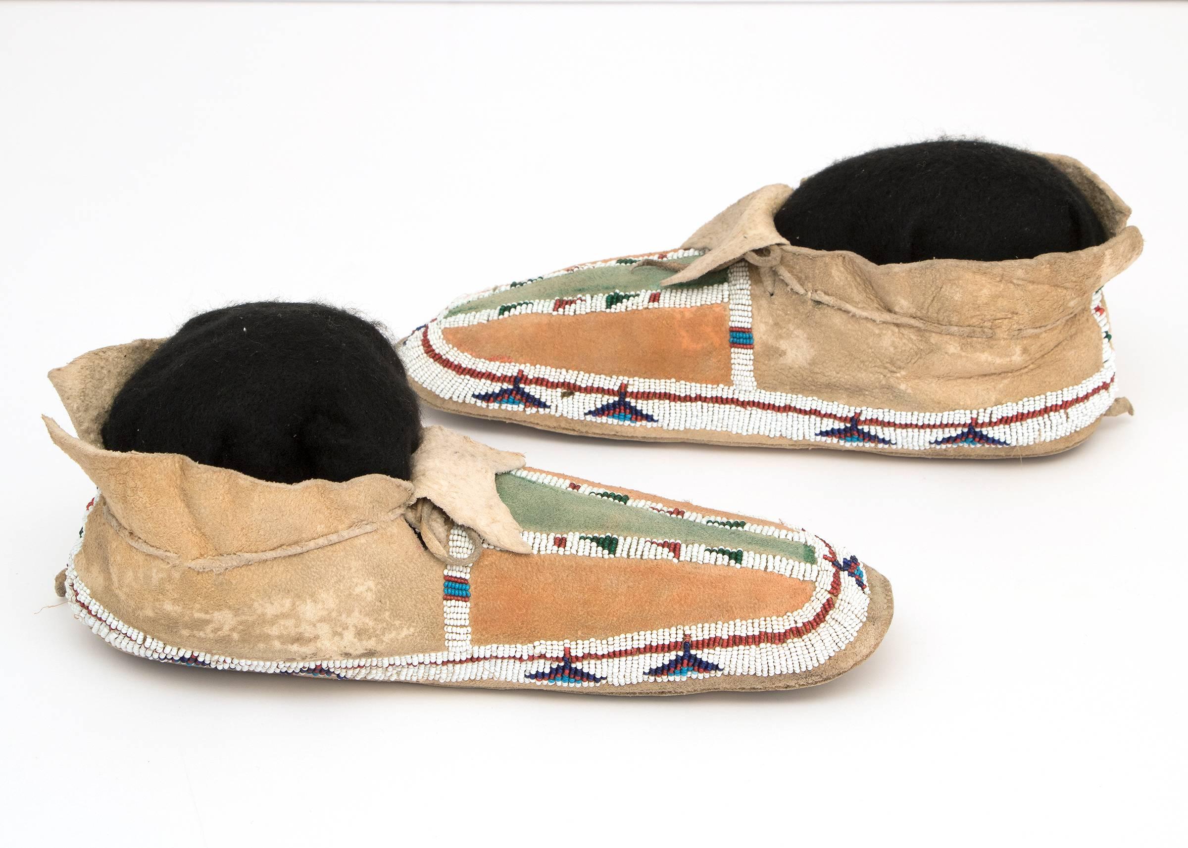 indian beaded moccasins