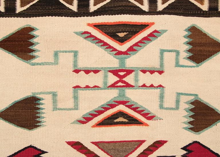 Vintage Navajo Trading Post Rug, Teec Nos Pos, circa 19201940 at 1stdibs