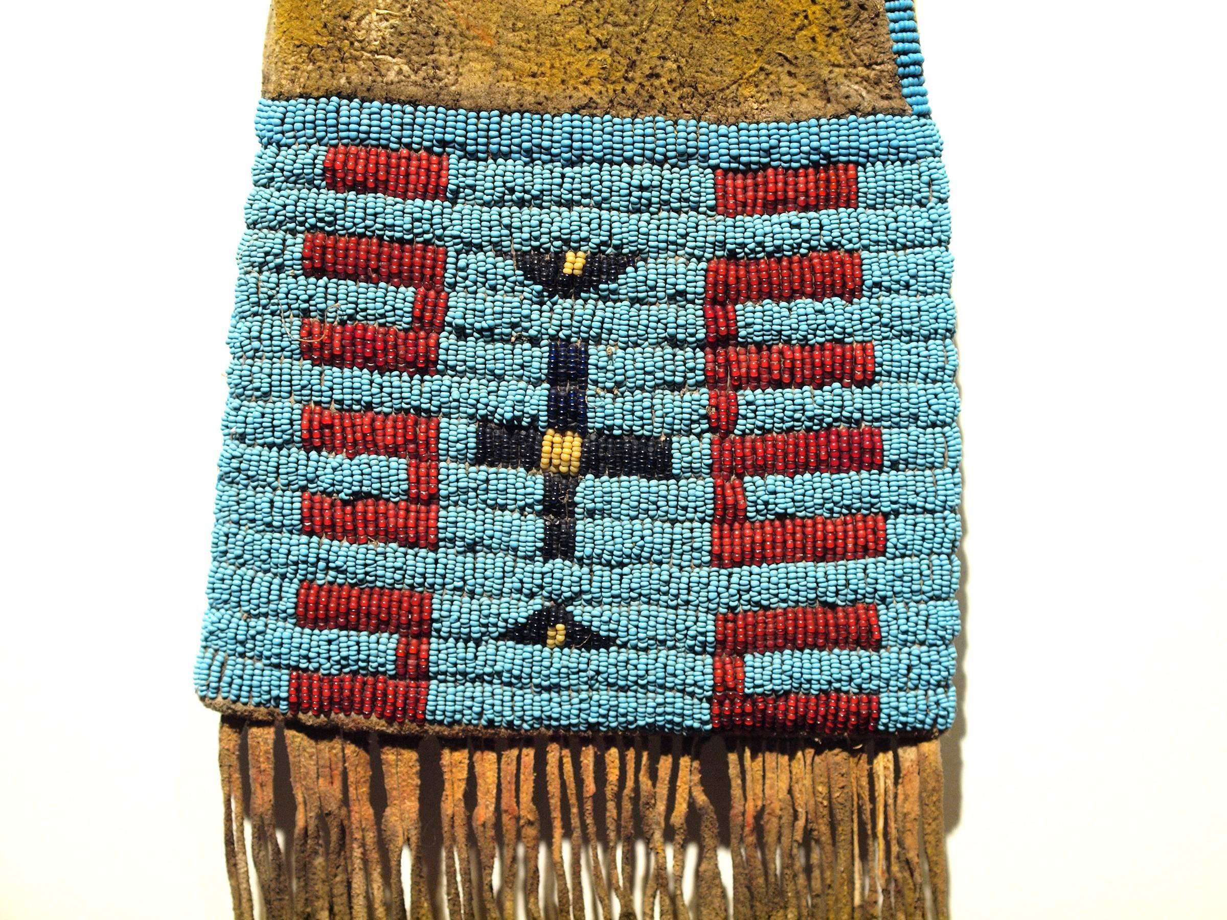 native american pipe bag
