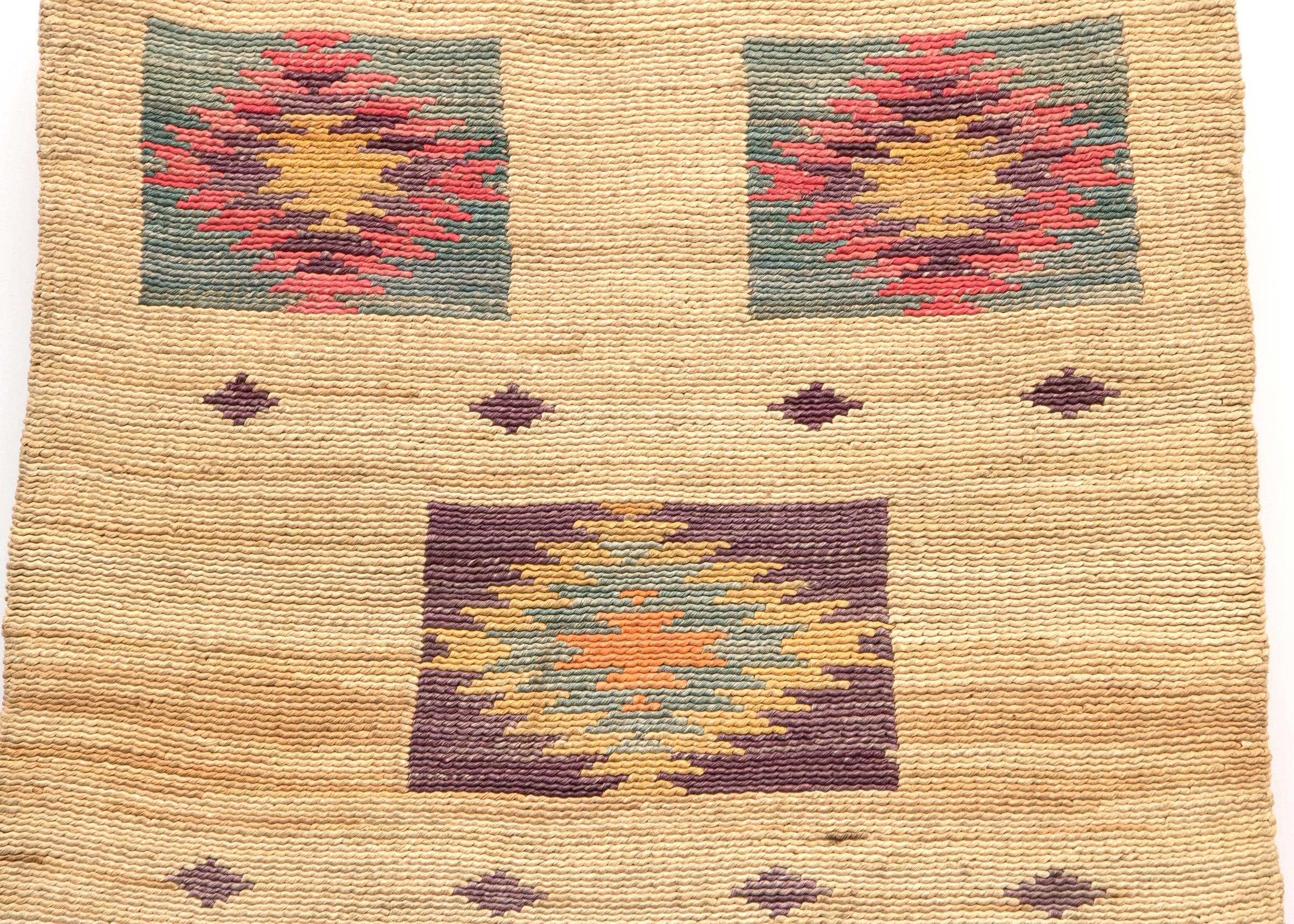 Antique Native American Woven Cornhusk Bag, Plateau, 19th Century In Good Condition In Denver, CO
