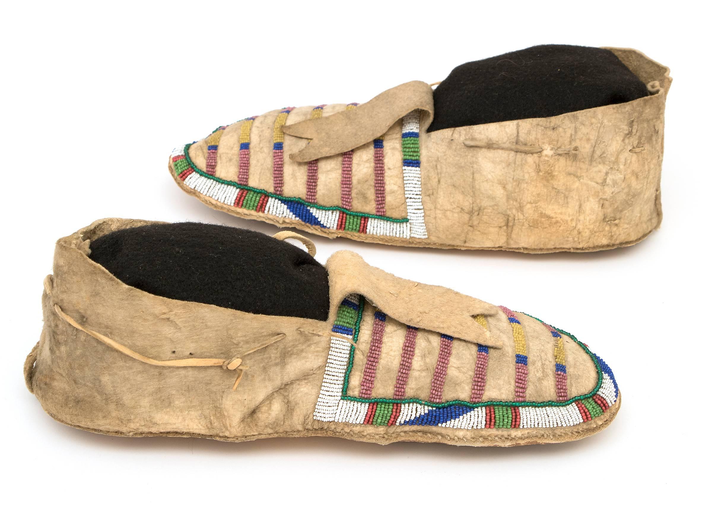 crow moccasins