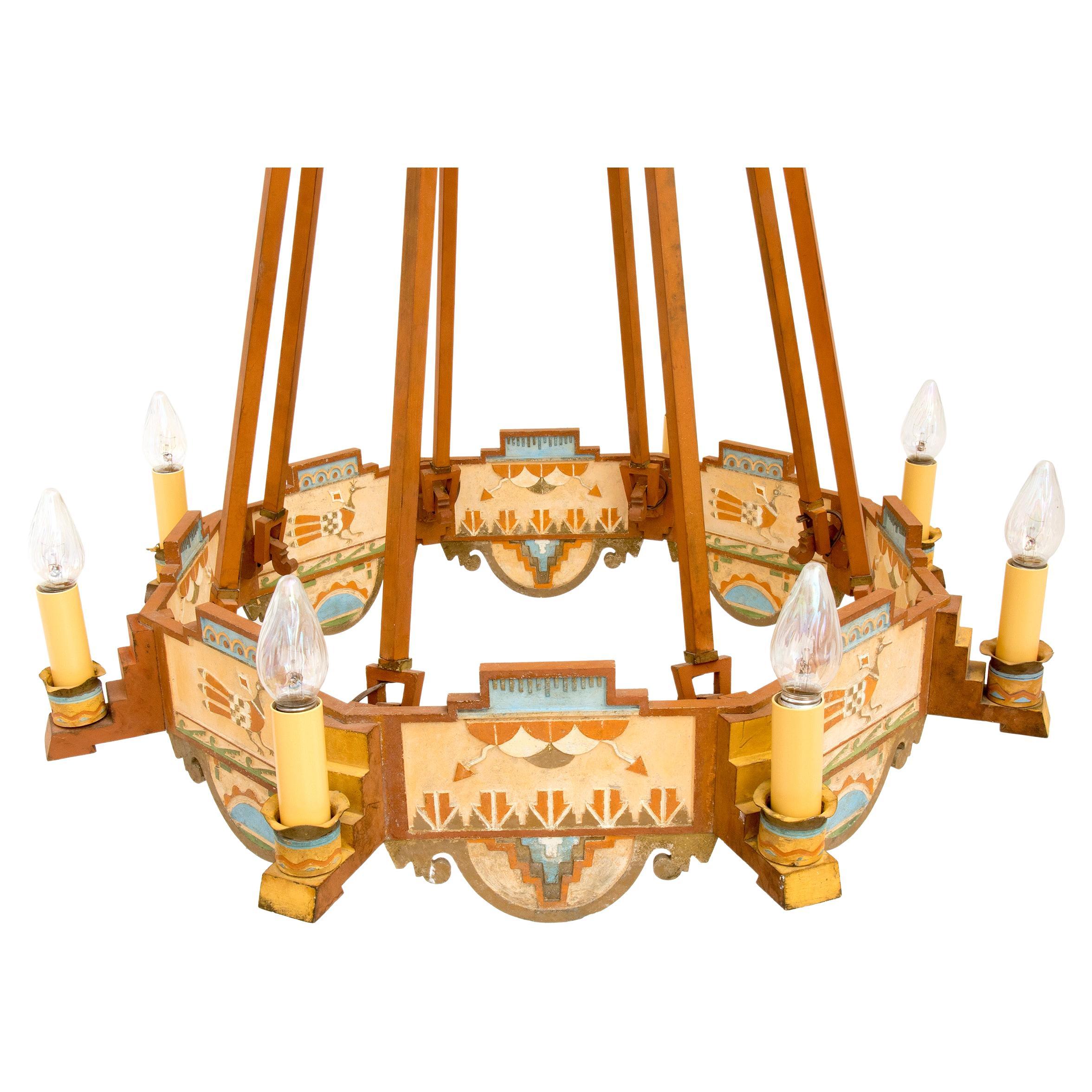 Early 20th Century Native American Southwest Chandelier