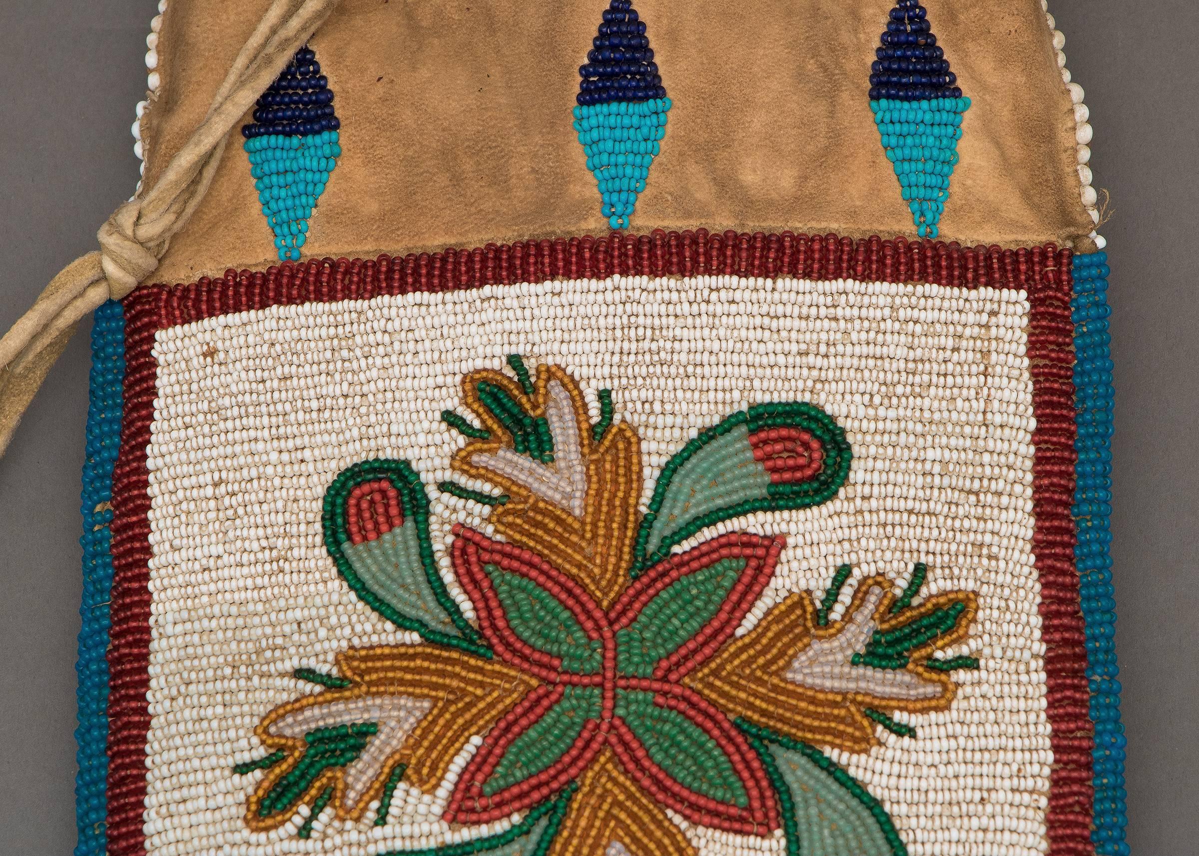 native american tobacco pouch