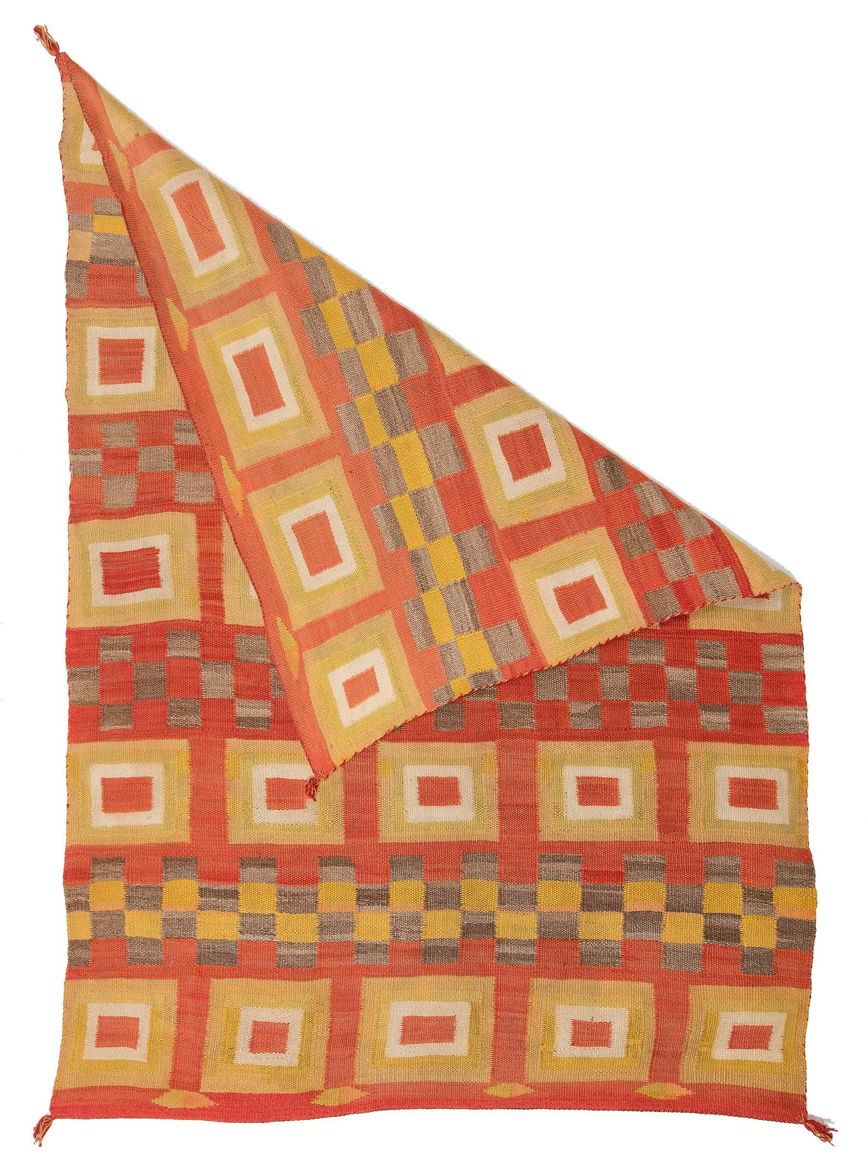 Antique Native American Transitional Blanket, Navajo Textile, circa 1900 In Excellent Condition In Denver, CO