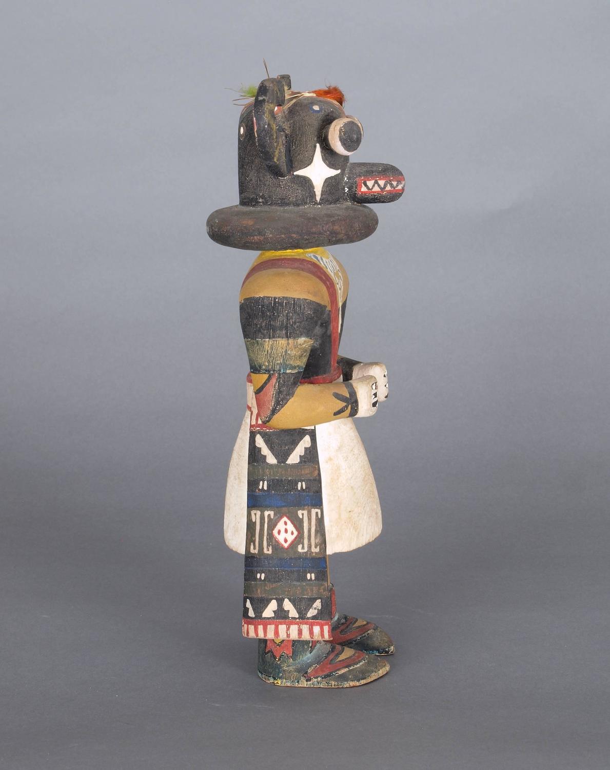 Rare Pair of Kachina Dolls by the Same Maker, Hopi 'Pueblo Indian' For